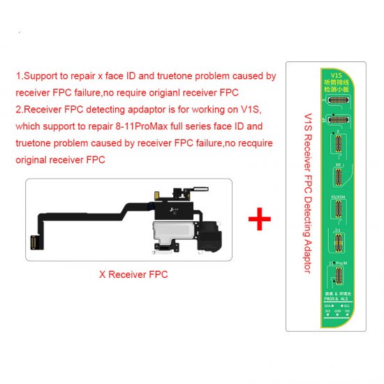 JCID-X Earpiece Floodlight Flex and Board Receiver PFC Use With JC